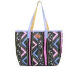 Pink & Blue  Awuraba Ankara Tote Bag