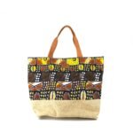 Ankara Jute Tote bag
