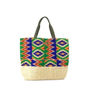 Ankara Jute Tote bag