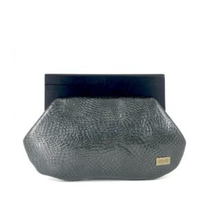 Mansa All Leather Clutch