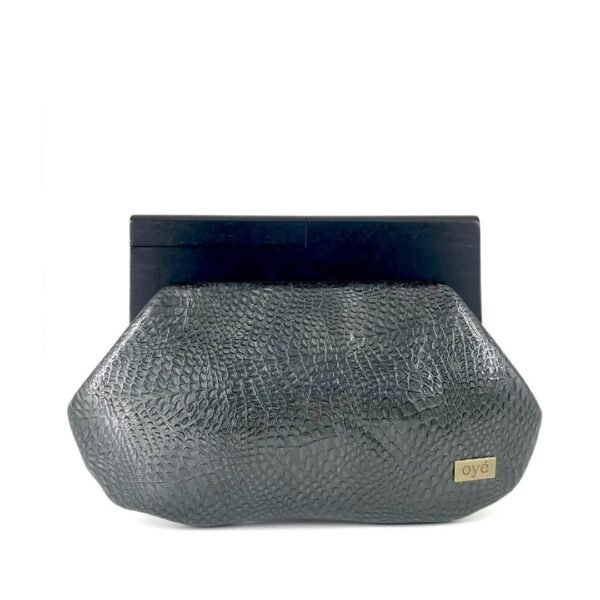 Mansa All Leather Clutch