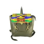 Green Adom (All leather) Backpack