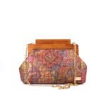 Multi-colour Mansa clutch