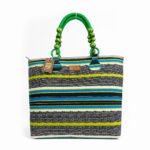 Oye Bag-Green Africa Print Tote