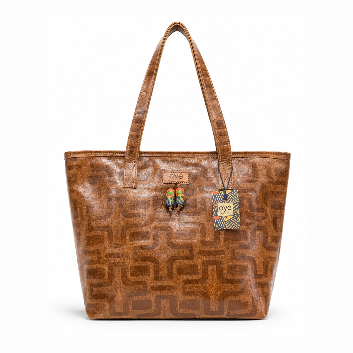 Oye Bag Large Brown Leather Tote Oye Bag Large Brown Leather Tote